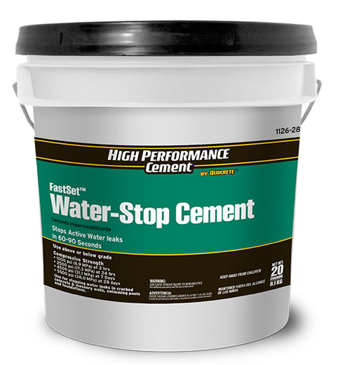 HPC FastSet鈩� Water-Stop Cement